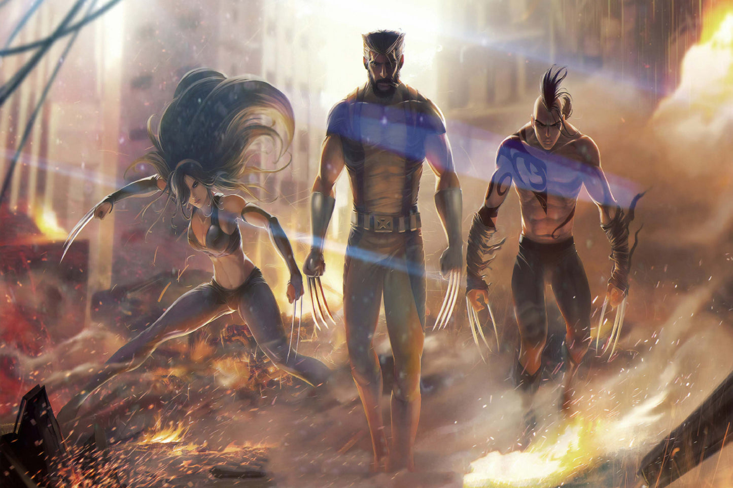 Daken Wolverine X Comic Book Poster Print Wall Art