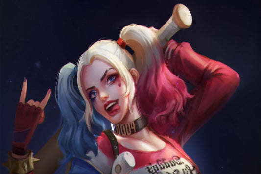 Harley Quinn Comic Book Poster Print Wall Art