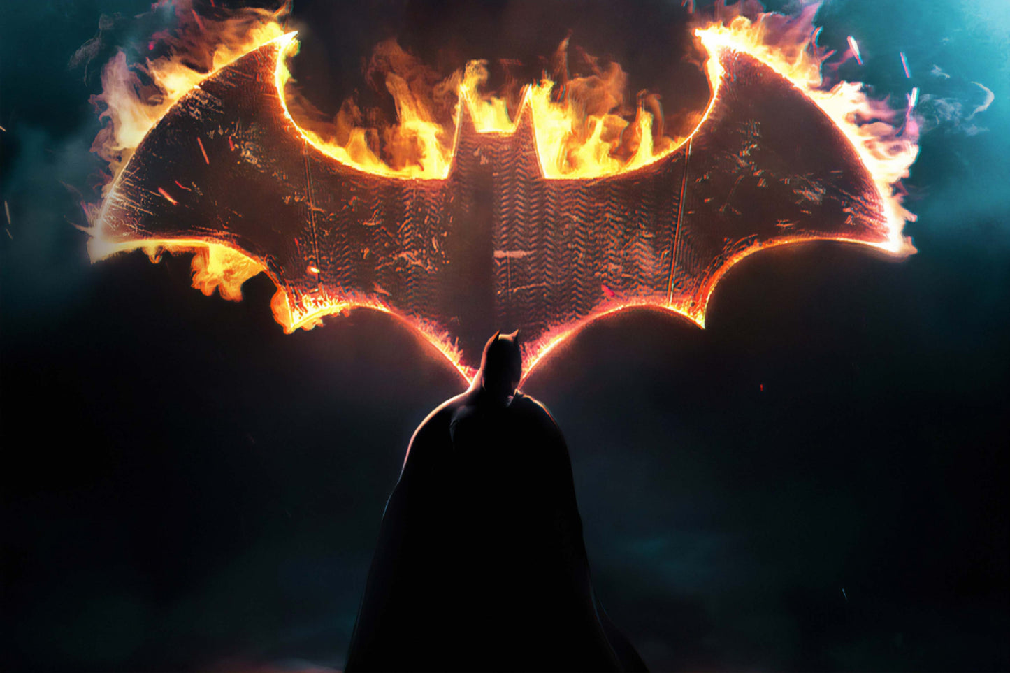 Batman Dark Knight Logo Comic Book Poster Print Wall Art