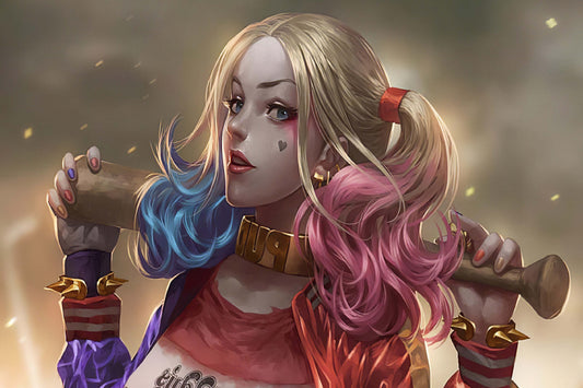 Harley Quinn Comic Book Poster Print Wall Art