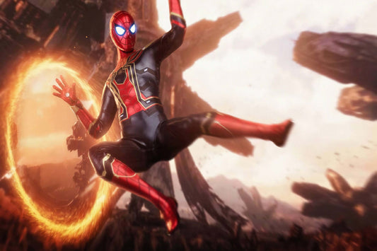 Spider Man Avengers Endgame Comic Book Poster Print Wall Art
