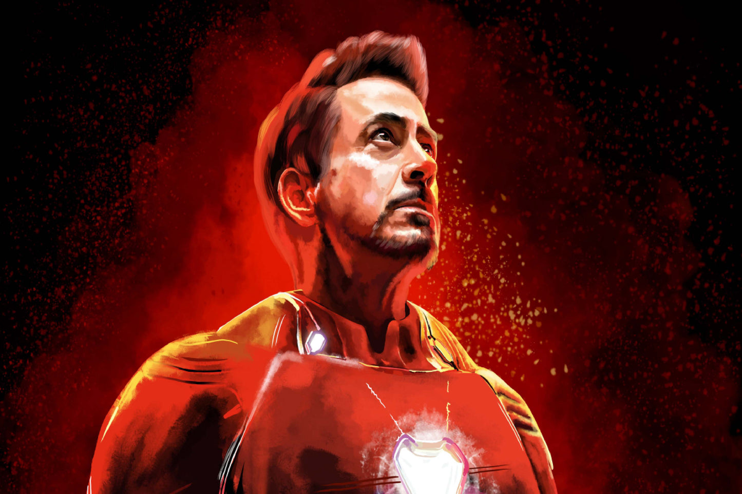 Iron Man Tony Stark Comic Book Poster Print Wall Art