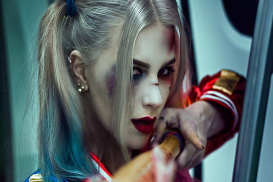 Harley Quinn Cosplay Comic Book Poster Print Wall Art