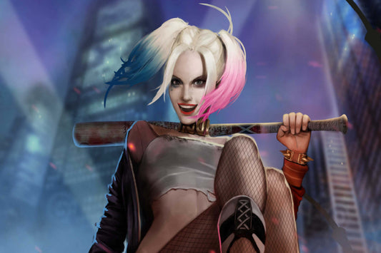 Harley Quinn Comic Book Poster Print Wall Art