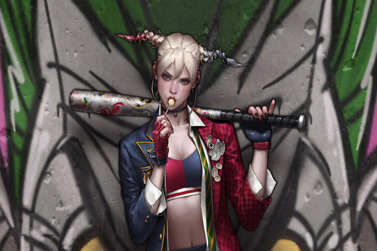 Harley Quinn Comic Book Poster Print Wall Art