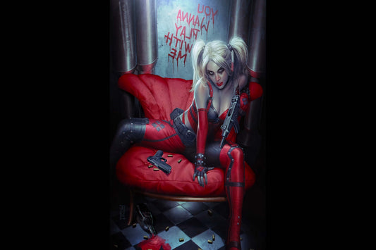 Harley Quinn Comic Book Poster Print Wall Art