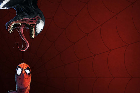 Spider Man Venom Comic Book Poster Print Wall Art