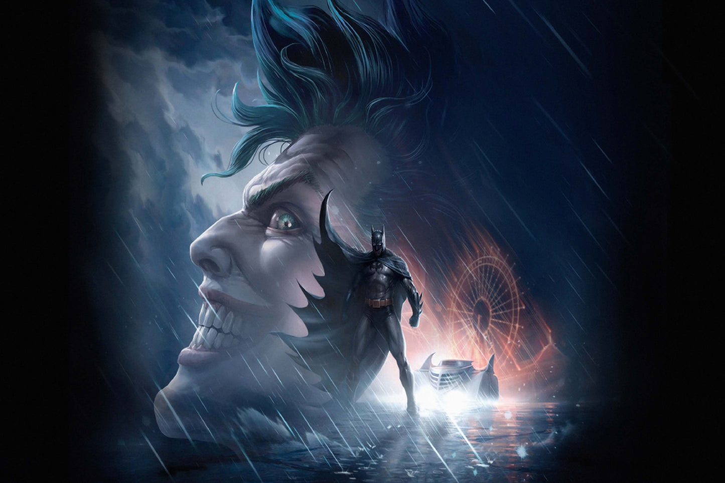 Joker And Batman Comic Book Poster Print Wall Art