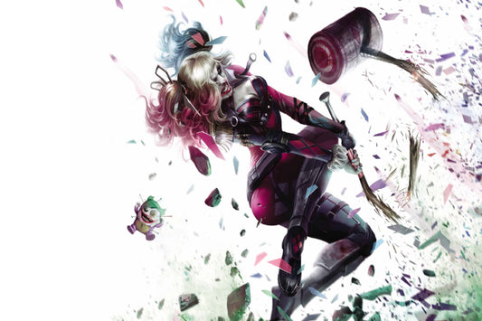 Harley Quinn Hammer Comic Book Poster Print Wall Art
