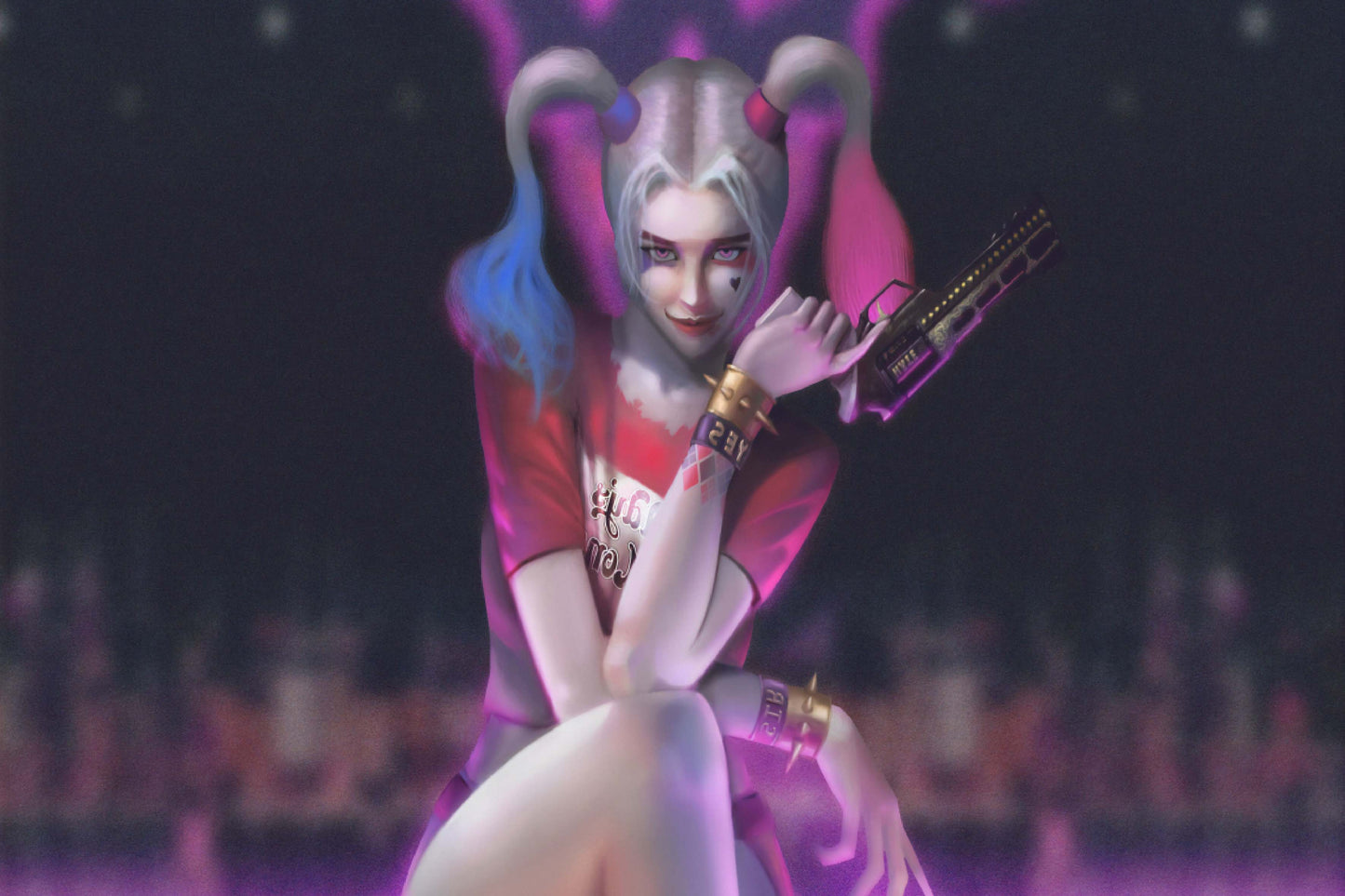 Harley Quinn Comic Book Poster Print Wall Art