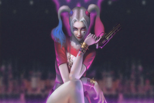 Harley Quinn Comic Book Poster Print Wall Art