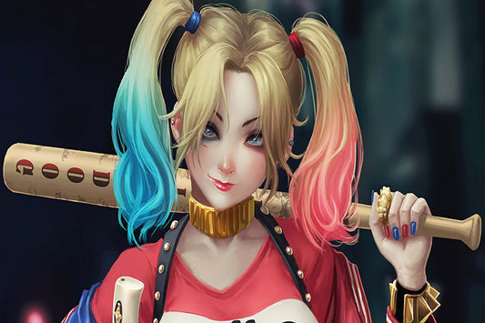 Harley Quinn Comic Book Poster Print Wall Art