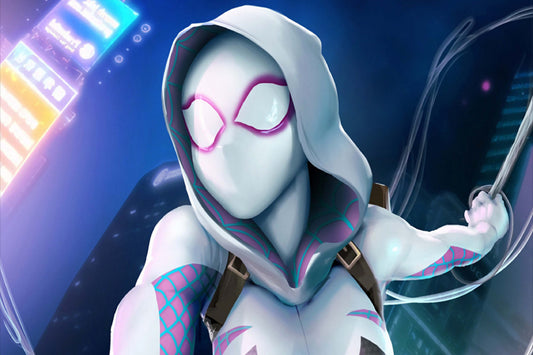 Spider Gwen Comic Book Poster Print Wall Art