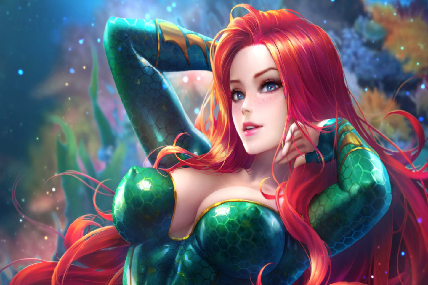 Mera Comic Book Poster Print Wall Art