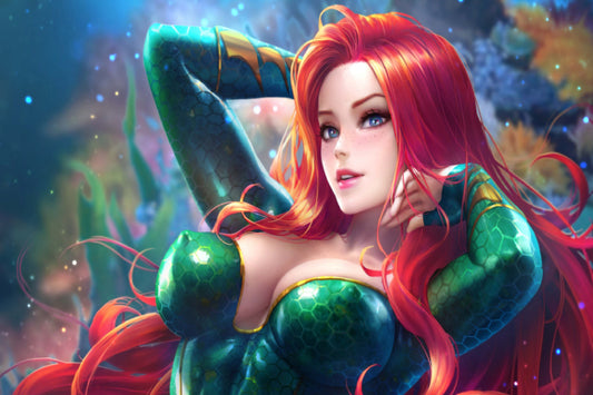 Mera Comic Book Poster Print Wall Art