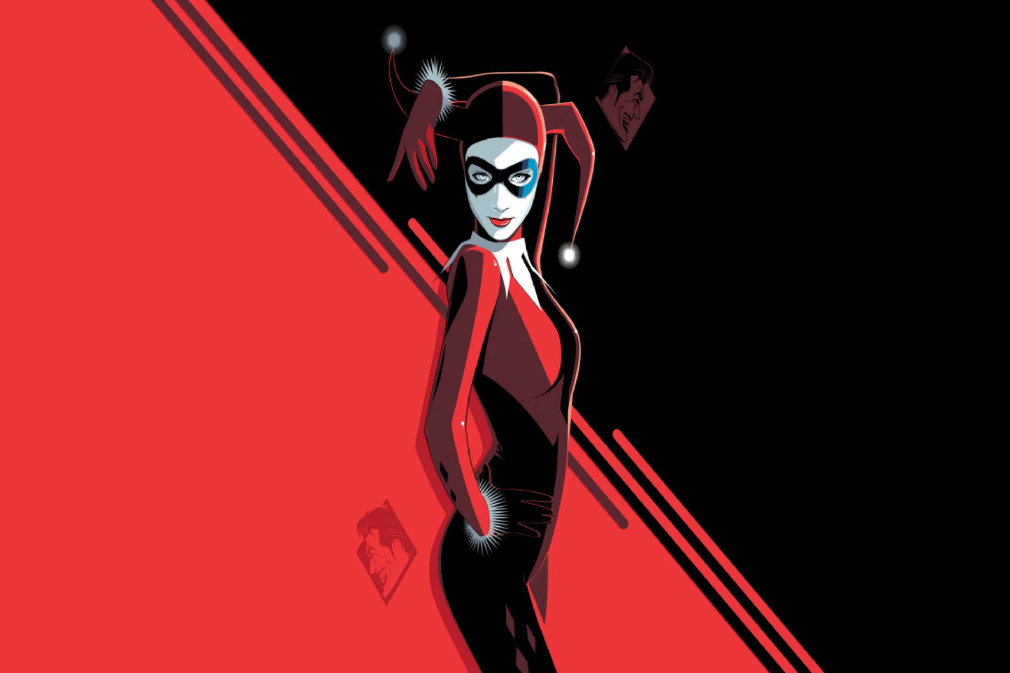Harley Quinn Classic Comic Book Poster Print Wall Art