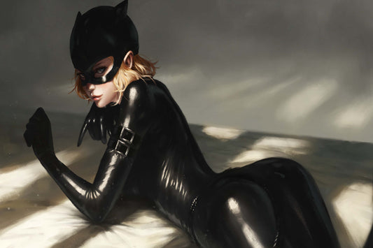 Cat Woman Comic Book Poster Print Wall Art