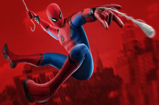 Spider Man Web Shoot Comic Book Poster Print Wall Art
