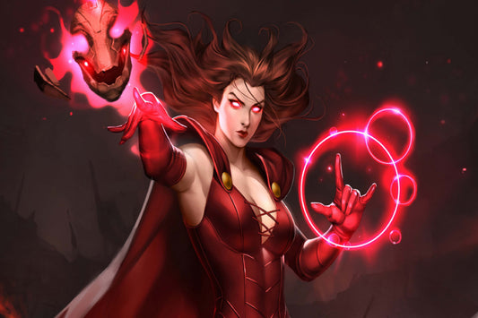 Scarlet Witch Comic Book Poster Print Wall Art