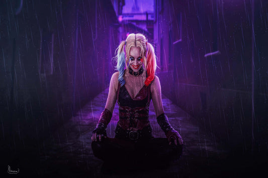 Harley Quinn Comic Book Poster Print Wall Art
