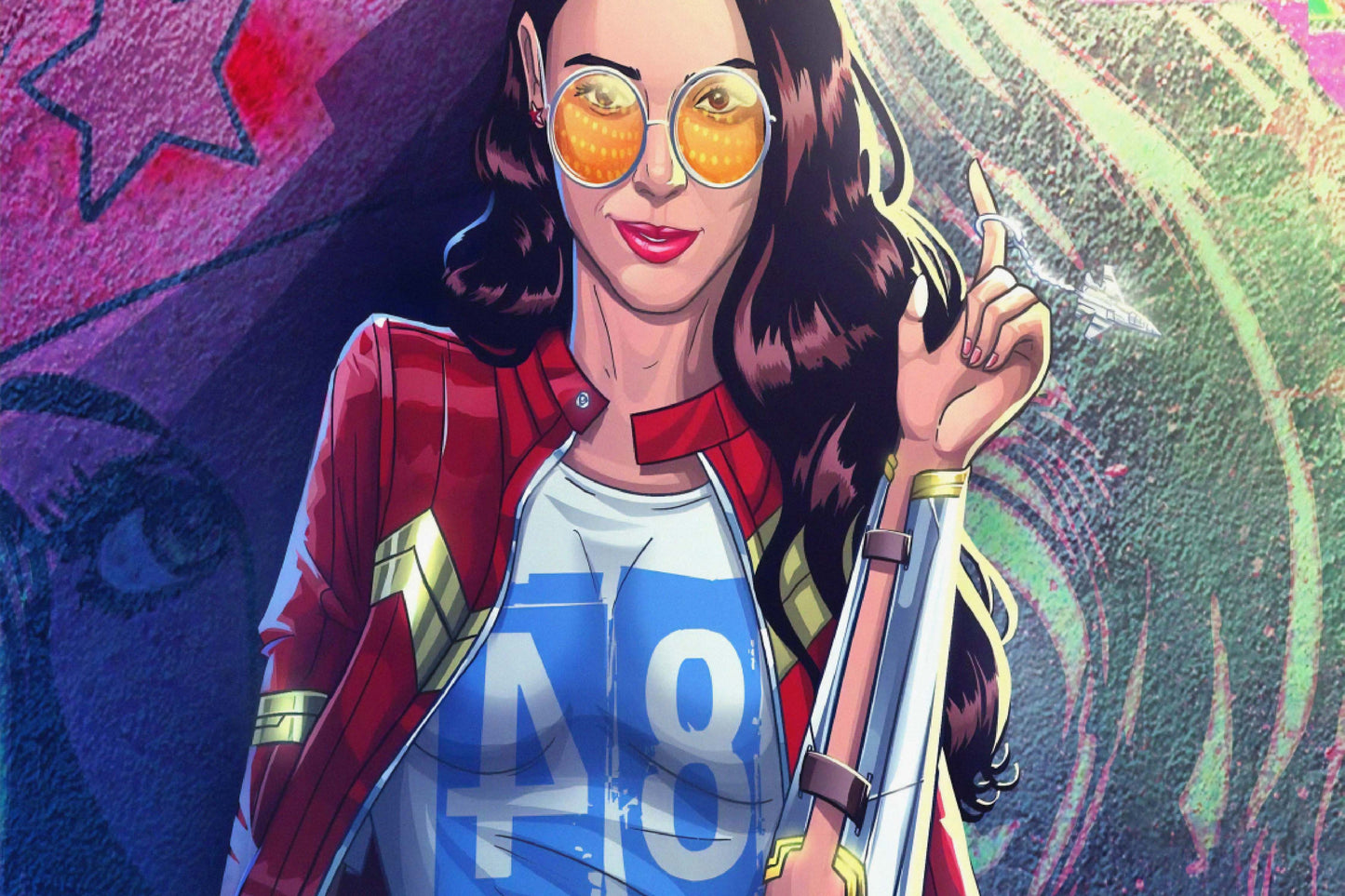 Woman Woman 1984 Dc Comic Book Poster Print Wall Art