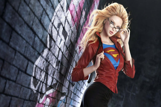Supergirl Dc Comic Book Poster Print Wall Art