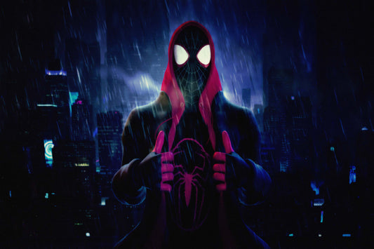 Miles Morales Spider Man Marvel Comic Book Poster Print Wall Art