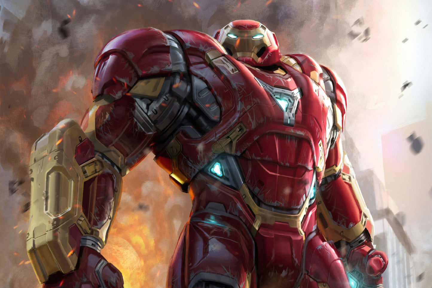 Hulkbuster Marvel Comic Book Poster Print Wall Art