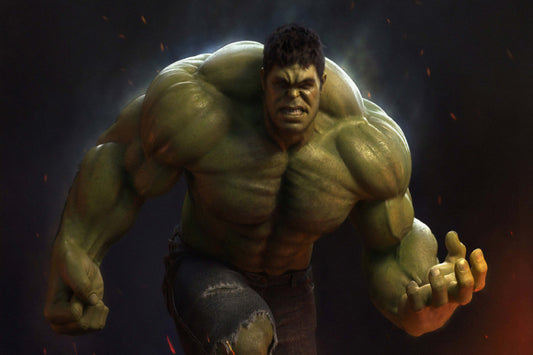 Hulk Dc Comic Book Poster Print Wall Art