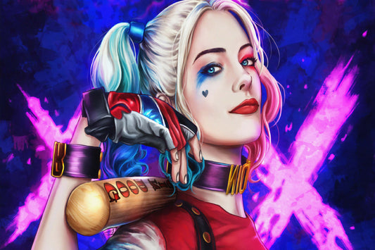 Harley Quinn Dc Comic Book Poster Print Wall Art