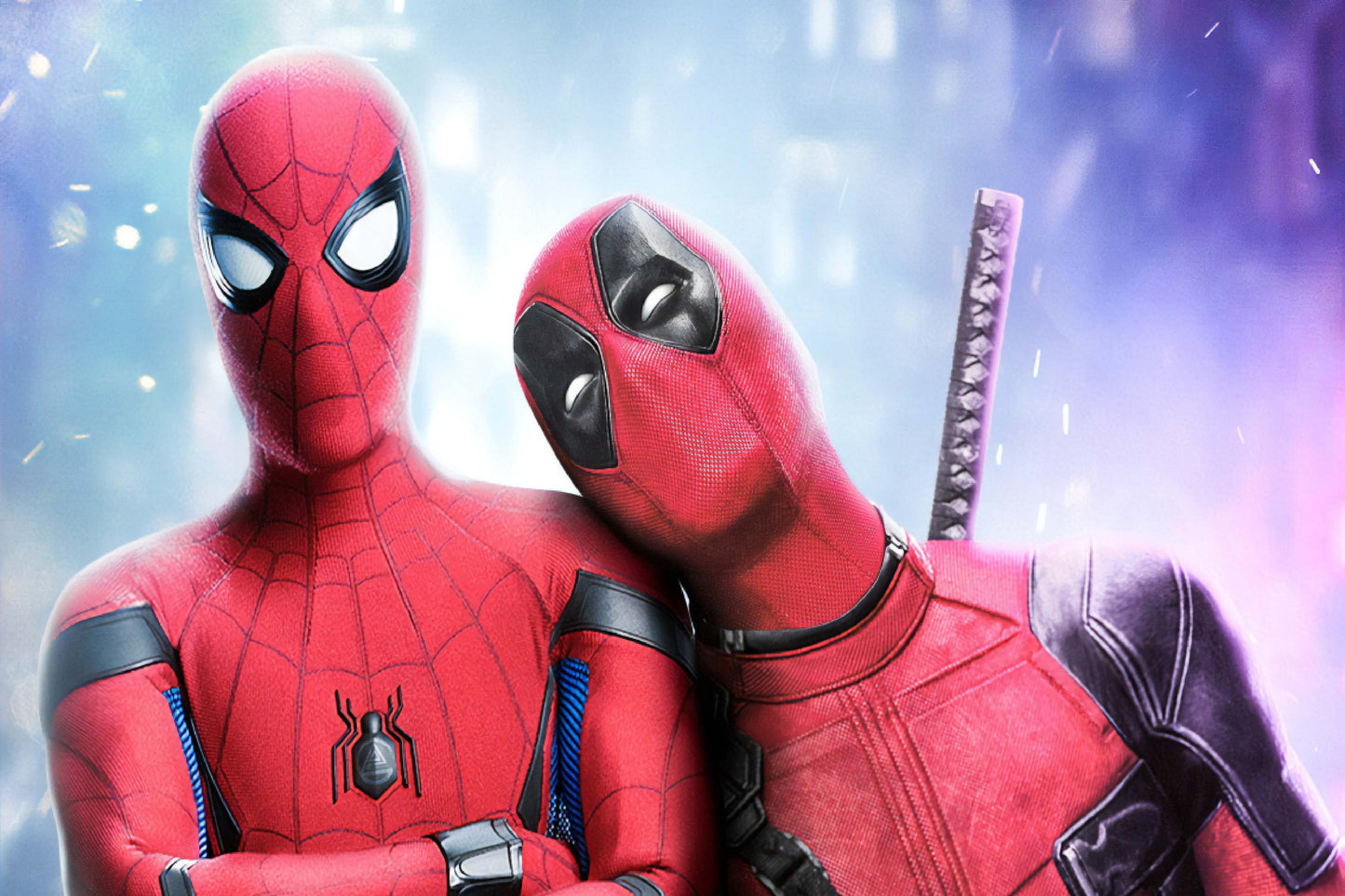 Deadpool Spider Man Marvel Comic Book Poster Print Wall Art
