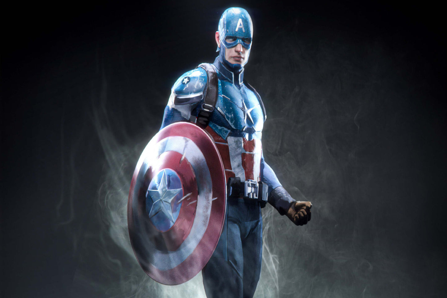 Captain America Marvel Comic Book Poster Print Wall Art