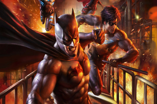 Batman Nightwing Dc Comic Book Poster Print Wall Art