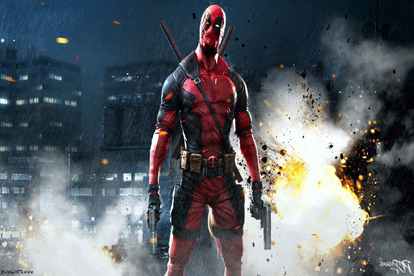 Deadpool Comic Book Poster Print Wall Art