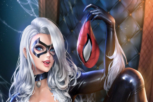Black Cat Comic Book Poster Print Wall Art
