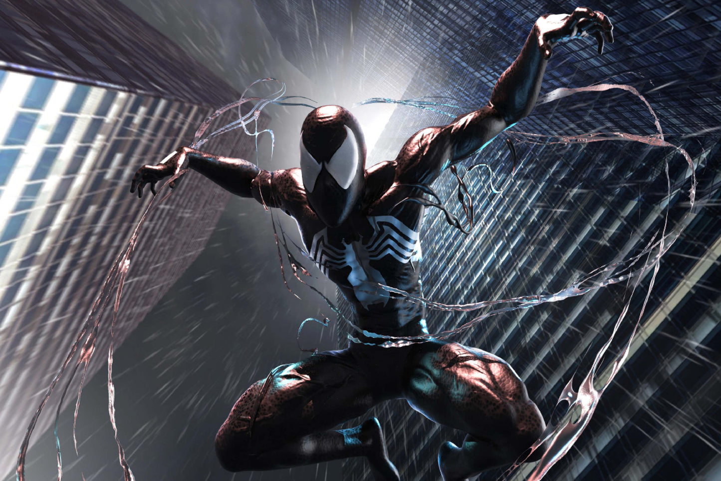 Spider Man Symbiote Comic Book Poster Print Wall Art