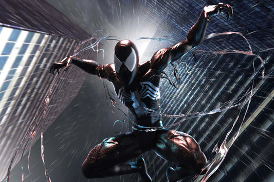 Spider Man Symbiote Comic Book Poster Print Wall Art