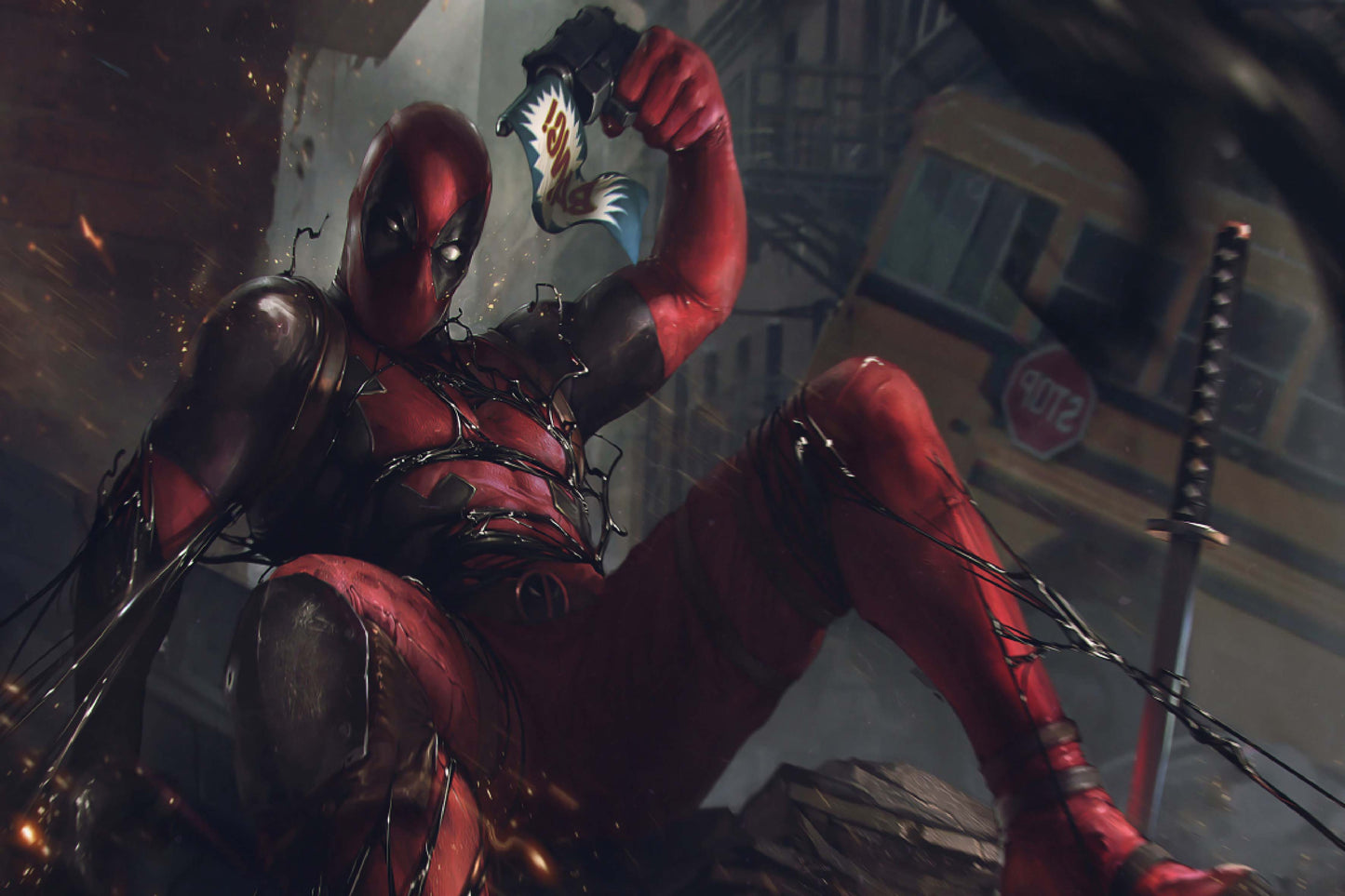 Deadpool Comic Book Poster Print Wall Art