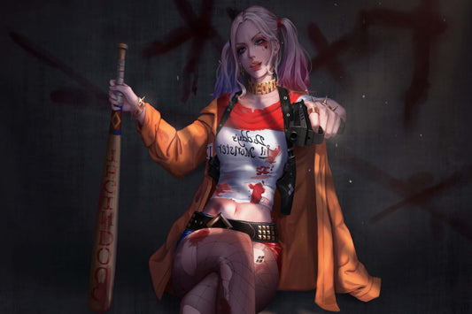 Harley Quinn Comic Book Poster Print Wall Art