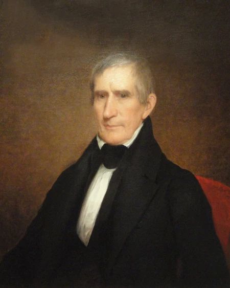 9Th Us President William Henry Harrison Glossy Magnet Print Vintage Magnet