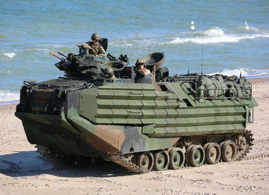 Aav7 Amphibious Landing Vehicle Military Tank Keychain Picture Keychain