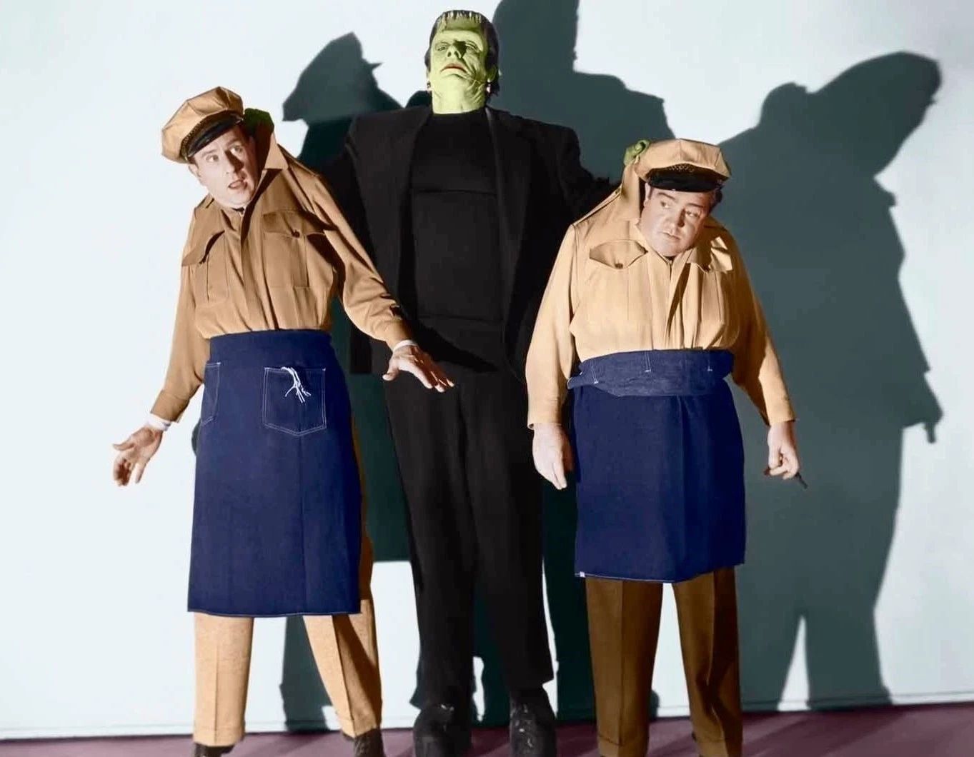 Abbott & Costello Meet Frankenstein Keychain Picture Boris Karloff Movies