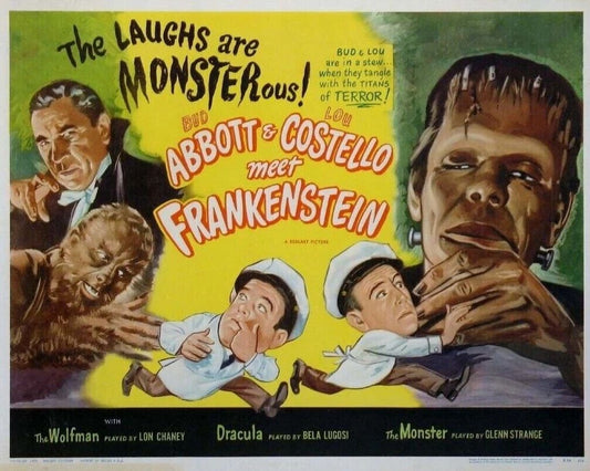 Abbott & Lou Costello Meet Frankenstein Theatrical Movie Magnet Magnet 8 X 10