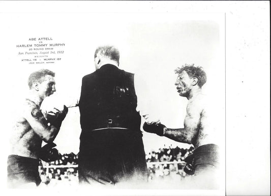 Abe Attell Vs Harlem Tommy Murphy Keychain Boxing Picture