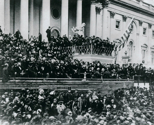 Abraham Lincoln Magnet Picture Us Usa President Inaugural Speech 1865