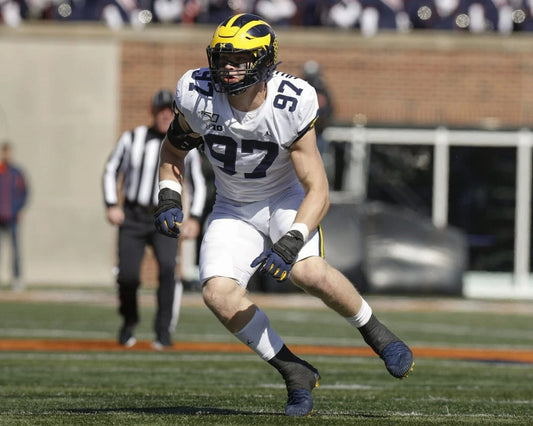 Aidan Hutchinson Keychain Michigan Wolverines Ncaa Football Picture
