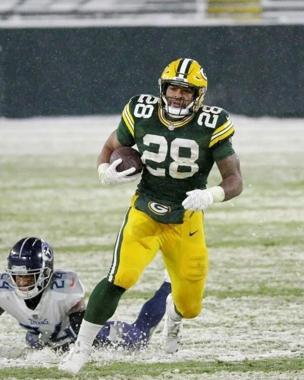Aj Dillon Magnet Green Bay Packers Picture Nfl Football Action