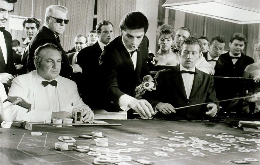 Alain Delon In Classic Movie Any Number Can Win Picture Magnet Magnet Print