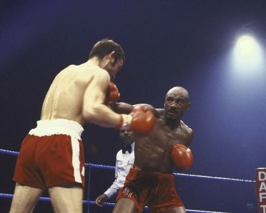 Alan Minter Vs Marvin Hagler Photo Boxing Picture