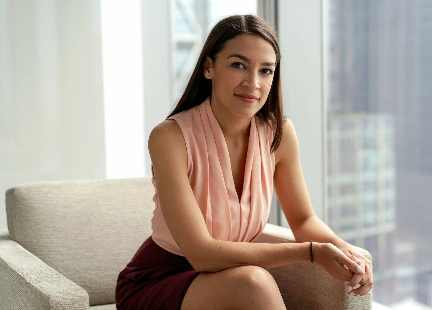 Alexandria Ocasio Cortez Keychain Picture Keychain New York Representative